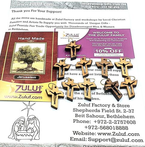 Zuluf Olive Wood Charms / Pendants, Wood in Saudi Arabia