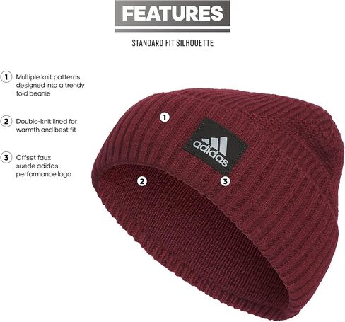 Adidas Mens Pine Knot Ii Beanie (5149-PINE) in Saudi Arabia