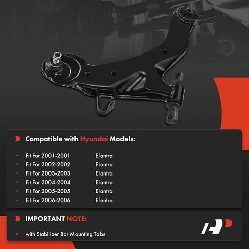 A-Premium الأمامي اليسرى ذراع التحكم السفلى ، مع مفصل الكرة والجلبة ، متوافقة مع Honda CR-V 2007 2008 2008 2010 2011 in Saudi Arabia