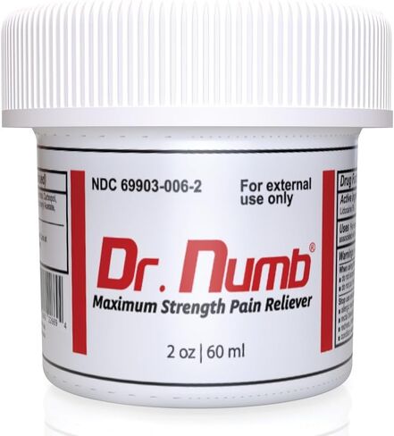 دكتور Numb 5 ٪ من الكريمة يدوكائين - كريم فارسيات موضعي للبواسير وإغاثة الانزعاج المحلي - 2 أوقية in Saudi Arabia