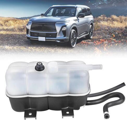217101LA1A Radiator Overflow Bottle Coolant Reservoir for Infiniti QX56 2011-2013, Infiniti QX80 2014-2020, Nissan Armada 2017-2024, Replacement # 21710-1LA1A in Kuwait