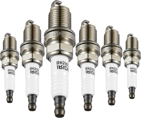 مجموعة من 6 مقابس شرارة Iridium 4503 متوافقة مع هوندا أوديسي اتفاق Elantra Santa Sorento Sportage 1.5L 1.6L 2.0L 2.2L 3.0L 3.5 4.5 L4 V6 V8 يستبدل PK16TT 000018KJ13 0031595403 0031598103 in Saudi Arabia