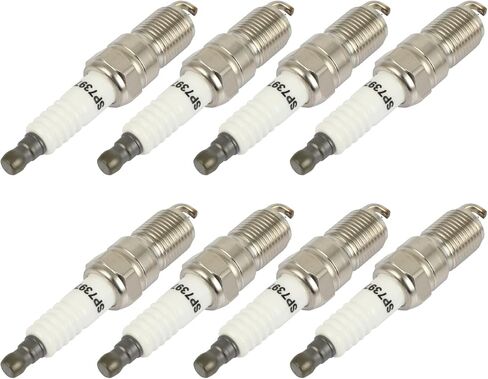 ECCPP Platinum Iridium Sparks Plugs 7397 لـ Cadillac CTS Escalade ، لشيفروليه سيلفرادو تاهو سوبربان ، ل GMC Sierra Yukon ، Ford F-150 E-150 ، Hummer H2 ، V8 4.6L-6.0L 1993-2014 Pack of 8 in Saudi Arabia