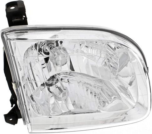 Garage-Pro Driver and Passenger Side Headlight for Toyota Sequoia 2001-2004 Halogen With bulb(s) For Models With 4-Speed Column Shift Automatic Transmission Replaces# 811100C020 811500C020 in Saudi Arabia