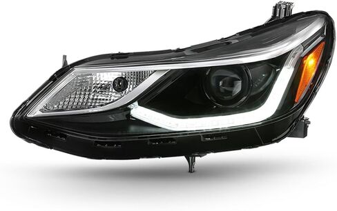 Acanii - لعام 2016-2018 نمط جهاز الإسقاط Chevy Cruze مع مصباح مصباح الأمامي المصباح DRL LED - جانب السائق فقط in Saudi Arabia