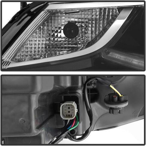 Acanii - لعام 2016-2018 نمط جهاز الإسقاط Chevy Cruze مع مصباح مصباح الأمامي المصباح DRL LED - جانب السائق فقط in Saudi Arabia