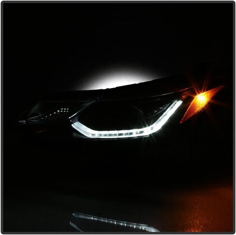 Acanii - لعام 2016-2018 نمط جهاز الإسقاط Chevy Cruze مع مصباح مصباح الأمامي المصباح DRL LED - جانب السائق فقط in Saudi Arabia