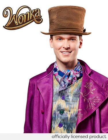 فيلم Rubies Men's Movie Deluxe Willy Wonka مع قبعة in Saudi Arabia