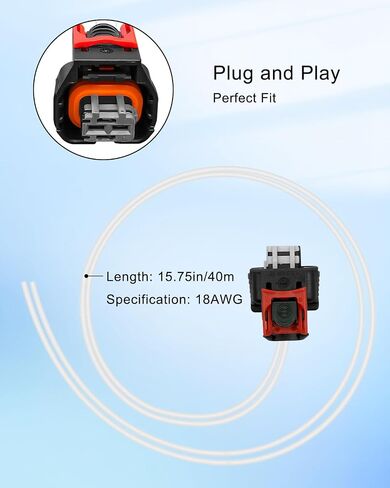 PT3739 Fuel Injector Pigtail Connector Fit for Duramax L5P Engine V8 6.6L Chevrolet Cadillac GMC 2016-2022 Multi-Purpose Pigtail Kit 2 Pcs in Saudi Arabia