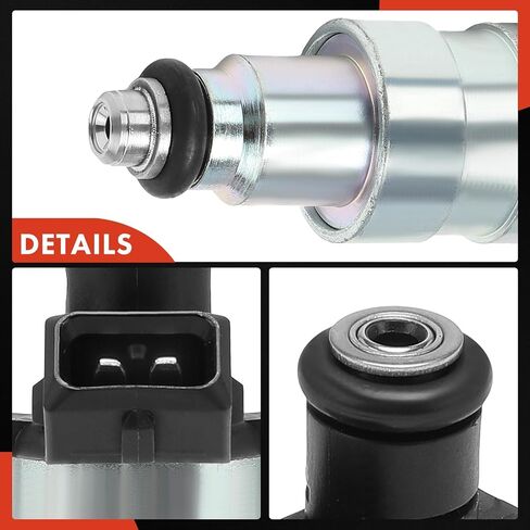 A-Premium Fuel Injectors Set of 4 Compatible with Dodge Charger 84-86, 600, Daytona & Chrysler Town & Country 85-88, Daytona, Laser, LeBaron & BMW M3 88-91 & Buick Skyhawk & Ford EXP in Saudi Arabia