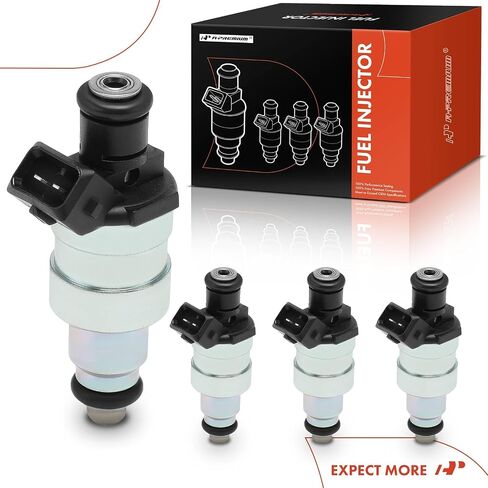 A-Premium Fuel Injectors Set of 4 Compatible with Dodge Charger 84-86, 600, Daytona & Chrysler Town & Country 85-88, Daytona, Laser, LeBaron & BMW M3 88-91 & Buick Skyhawk & Ford EXP in Saudi Arabia
