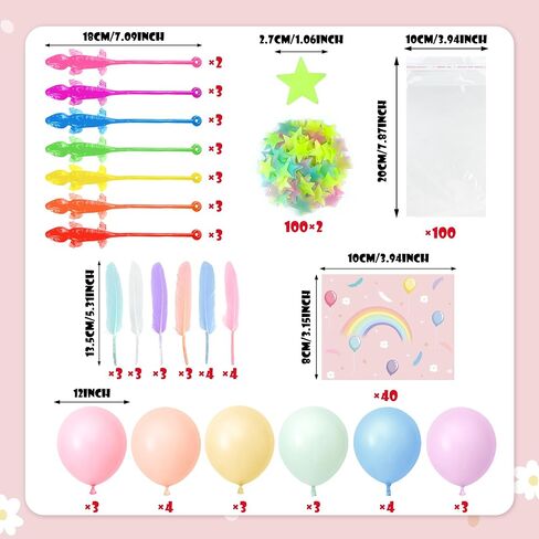 80 PCS Sticky Gecko Party Favors Balloon Feather Party Favors for Birthday Family Classroom Theme Party Favors in Saudi Arabia