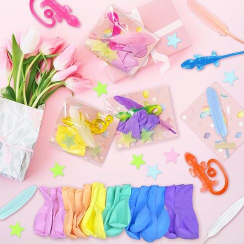 80 PCS Sticky Gecko Party Favors Balloon Feather Party Favors for Birthday Family Classroom Theme Party Favors in Saudi Arabia
