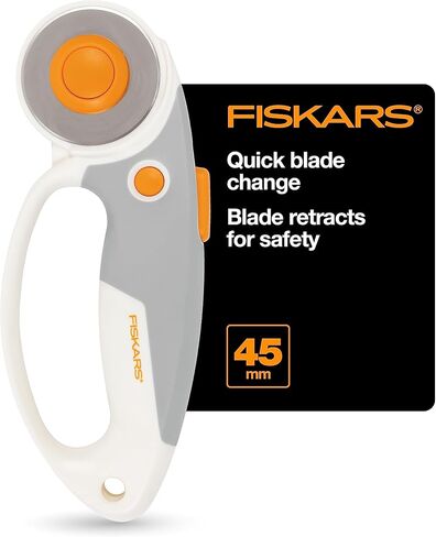 Fiskars Loop Rotary Cutter, Explore Collection Mountain Haze, Precision-Ground Steel Blade for Fabric, Felt and Vinyl, 45mm in Saudi Arabia
