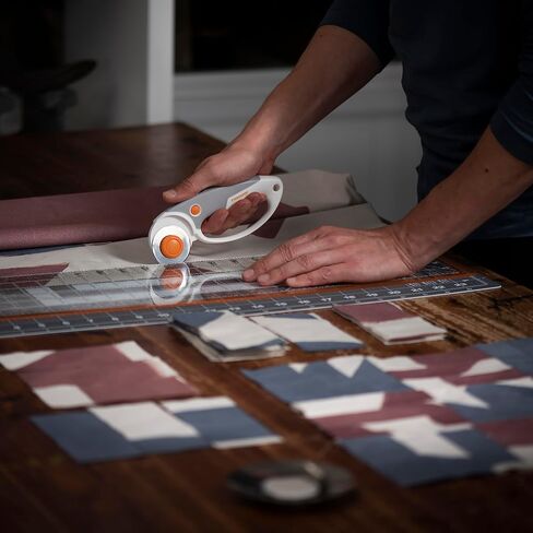 Fiskars Loop Rotary Cutter, Explore Collection Mountain Haze, Precision-Ground Steel Blade for Fabric, Felt and Vinyl, 45mm in Saudi Arabia