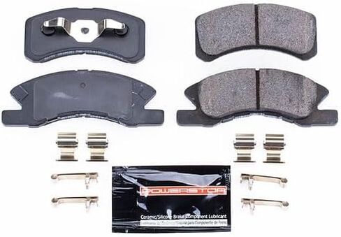 Power Stop Z23-1731 Front Z23 Evolution Sport Carbon Fiber Infused Ceramic Brake Pads with Hardware For Mitsubishi Mirage, Mitsubishi Mirage, Mitsubishi Mirage G4 [Model Specific] in Saudi Arabia