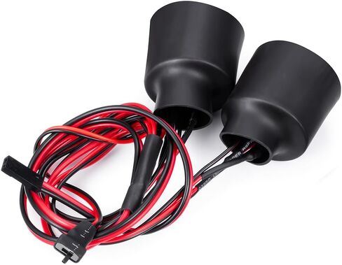 RC Angel & Demon Eyes 2 LEDs Headlights Halo Lights for AXIAL SCX6 AXI05000 JLU 1/6 RC Crawler Car Upgrade Part in Kuwait