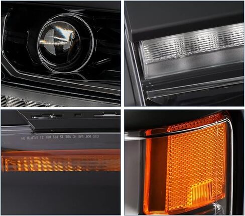 تجميع المصابيح الأمامية متوافقة مع 2016 2017 2018 Chevy Silverado 1500 ، 2019 Chevy Silverado 1500 LD Projector Light in Saudi Arabia