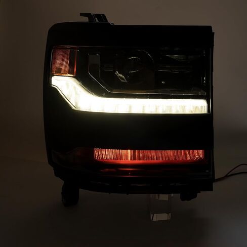 تجميع المصابيح الأمامية متوافقة مع 2016 2017 2018 Chevy Silverado 1500 ، 2019 Chevy Silverado 1500 LD Projector Light in Saudi Arabia
