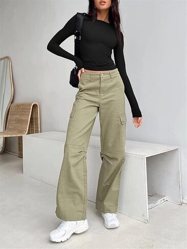 قمصان طويلة الأكمام للنساء - قمم محصول Y2K غير الرسمية Tops Crewneck Slim Fit Tyre in Kuwait