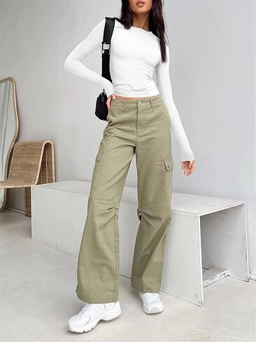 قمصان طويلة الأكمام للنساء - قمم محصول Y2K غير الرسمية Tops Crewneck Slim Fit Tyre in Kuwait