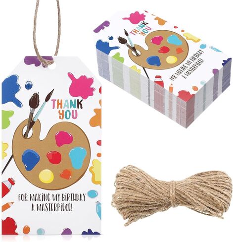 80 Pcs End of School Year Gift Tag with Twine Summer Teacher Appreciation Gift Sunshine Writing Thank You Tag for Wrapping Appreciation Card for Teacher in Kuwait