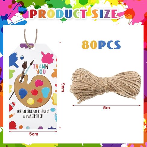 80 Pcs End of School Year Gift Tag with Twine Summer Teacher Appreciation Gift Sunshine Writing Thank You Tag for Wrapping Appreciation Card for Teacher in Kuwait