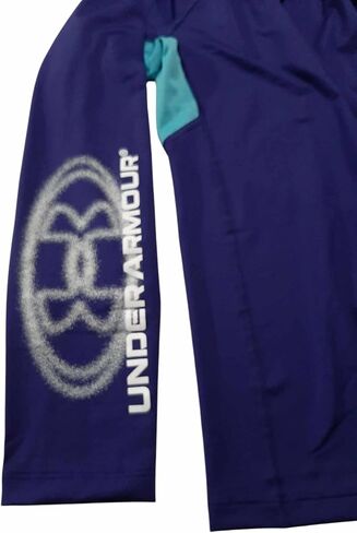 Under Armour Men's HeatGear Compression Long Sleeve T-Shirt XL Purple/Blue in Saudi Arabia