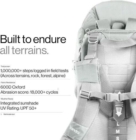 Vandra ™ Forest - حقيبة ظهر Baby Baby Carrier الاسكندنافية - إطار القلاع الصلب الجاذبية - Nest Chid in Saudi Arabia