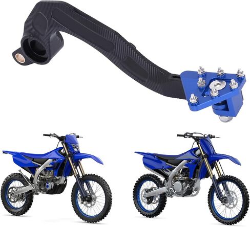 دراجة نارية للفرامل الخلفية لائحة فرامل قابلة للطي CNC CNC لـ YZ250F 2010-2023 YZ250FX 2015-2023 WR250F 2015-2023 الدراجة الأزرق in Saudi Arabia