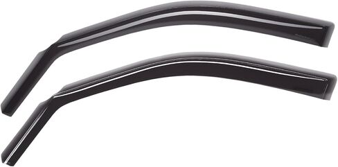 WeatherTech Custom Fit Side Window Deflectors for Buick Enclave - (80473), Front Pair - Dark Tint in Saudi Arabia