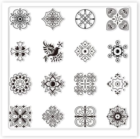 CHGCRAFT Bubbles Silicone Clay Texture Mat Silicone Texture Stamps Clay Modeling Pattern Pad for DIY Clay Jewelry Earrings Clay Mat Stamps for Decorative Card Making in Kuwait