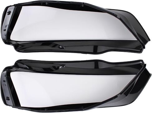 Left and Right Headlight Lens Shell Cover for Audi A4 Quattro S4 2013 2014 2015 2016 in Saudi Arabia
