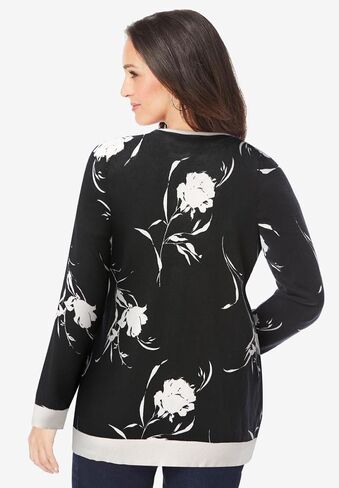 Jessica London Women's Plus Size Fine Gauge Cardigan in Kuwait