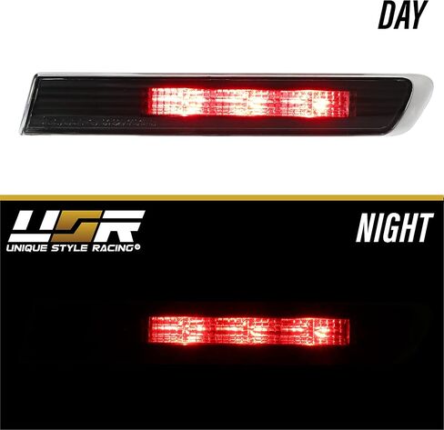 USR DEPO 3G TL Tail Lights - JDM Style Black Housing Rear Tail Lamps Cover (Left + Right) Compatible with 2004-2008 Acura TL All Models including Base and Type-S (Black Housing Smoke Lens) in Saudi Arabia