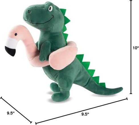Fringe Studio Dog Toy, Summa Time Rex-Plush Pet Toy (289363) for All Breed Sizes, 1 Count (Pack of 1) in Saudi Arabia