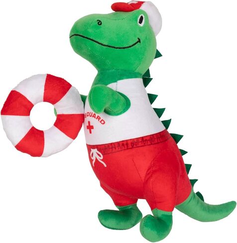 Fringe Studio Dog Toy, Summa Time Rex-Plush Pet Toy (289363) for All Breed Sizes, 1 Count (Pack of 1) in Saudi Arabia