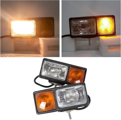 ECOTRIC Universal Light Snow Plow Lamp Headlight Turn Signal Snowplow Replacement for 80888 On Truck& Pickup 2Pcs in Saudi Arabia