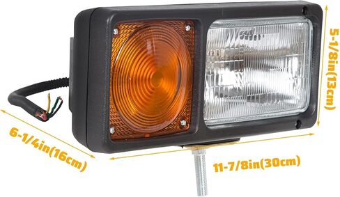 ECOTRIC Universal Light Snow Plow Lamp Headlight Turn Signal Snowplow Replacement for 80888 On Truck& Pickup 2Pcs in Saudi Arabia