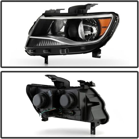 ACANII - For 2015-2022 Chevy Colorado Factory Style Crystal Headlights Headlamps Assembly Replacement Pair Left+Right in Saudi Arabia