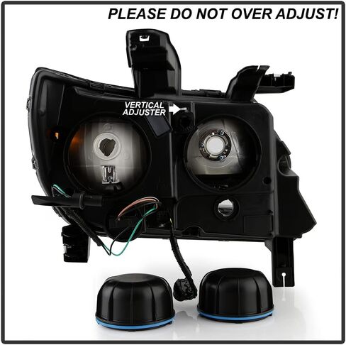 ACANII - For 2015-2022 Chevy Colorado Factory Style Crystal Headlights Headlamps Assembly Replacement Pair Left+Right in Saudi Arabia