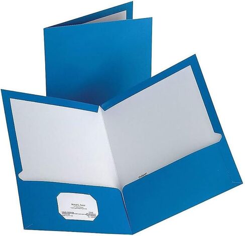 Staples; 2-Pocket Laminated Folders, White, 10/Pack in Saudi Arabia
