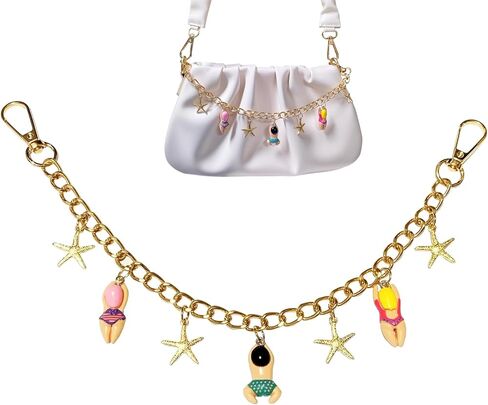 Swimmer Charm Handbag Chain，Handbag Charms for Women, Keychains for Keys Handbag Decoration Teacher's Day Gifts in Saudi Arabia
