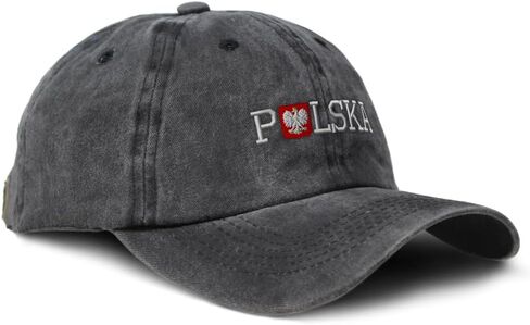 Custom Soft Baseball Cap Embroidered Dad Hat Polish Flag Polska Krakow Warsaw Poland Cotton in Saudi Arabia