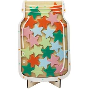 جرة المكافأة المغناطيسية، جرة جيروت ستار مكافأة الجرار الحافزة للطلاب الأطفال من أجل السلوك الإيجابي الجيد في الفصل الدراسي المنزلي، أداة إدارة التدريب الروتيني مع نجوم ملونة in Kuwait