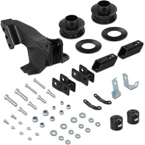 Auto Dynasty Front Coil Spring Lift Leveling Spacers Compatible with 2011-2024 Ford F250 F350 F450 Super Duty, 2.5" Lift Height, Powdercoated Black in Kuwait