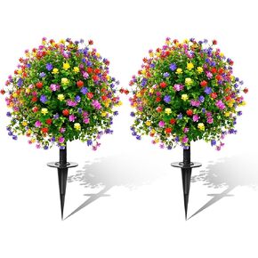 23 "مجموعة من كرة الاصطناعية من خشب البقس توبياري مع طفرات لزخارف السقوط في الهواء الطلق ، شجيرات الخضراء المزيفة ، نباتات الشجيرات المزيفة للحديقة ، الفناء ، الشرفة الأمامية ، الفناء （الأخضر البرتقالي） in Kuwait