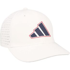 Adidas Golf Men's Standard Condrophobic 2.0 Tour Golf Hat ، أبيض ، كلية ، حمراء in Kuwait
