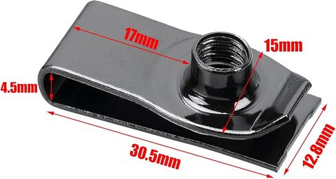 OAUTOO 20pcs M6-1.0mm U Nut for GM 11503715, 11508241, 11609385 in Saudi Arabia