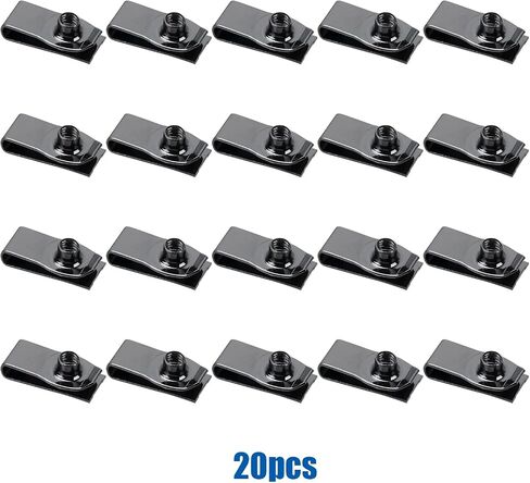 OAUTOO 20pcs M6-1.0mm U Nut for GM 11503715, 11508241, 11609385 in Saudi Arabia